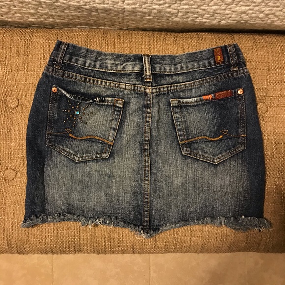 7 FAM denim skirt - Picture 2 of 5